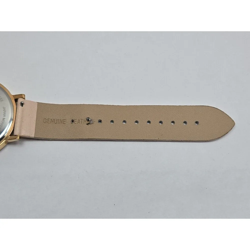 Christian Paul Whitehaven MWR4303 Marble Rose Gold 43mm Quartz Watch New Battery